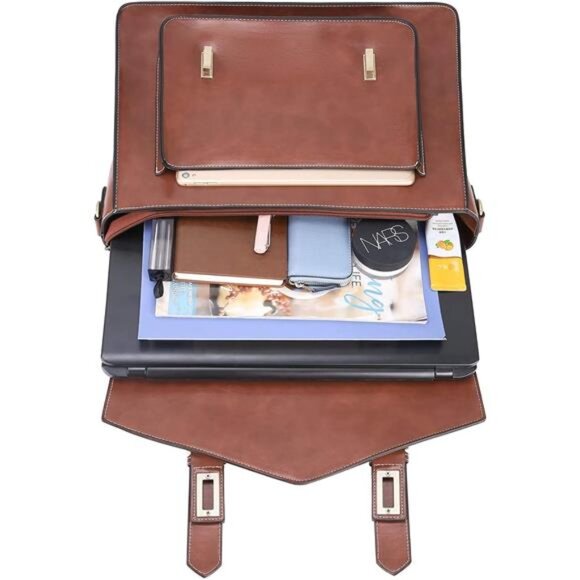 Backpack for Women Briefcase Messenger Laptop Bag - Picture 4 of 7